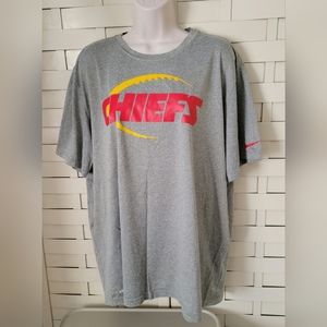 Kansas City Chiefs nfl football Nike  dri fit tshirt men' size XXL